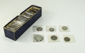 Mixed Lot Of Continental Coins, Some 19th Early 20th To Include Belgium & French Francs, Hungarian,
