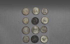 A Collection of High Grade Silver Coins ( 6 ) Coins In Total. 1/ Romania 100 000 Lei Date 1946,