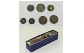 A Box of Assorted and Various World Coins, Some Early Dates and Silver,