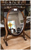 20thC Georgian Style Toilet Mirror. Height 19 Inches Inches