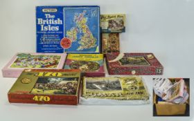 Mixed Collection of Jigsaws, various subjects and dates from the mid 20thC onwards.