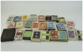 Box Containing a Mixed Quantity of Playing Cards looks to be mostly 20thC.