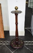 Victorian Mahogany Cue / Rack / Stand, t