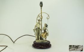 Capodimonte - Nice Quality Signed Figura