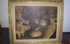 Scene of Ballerinas Performing On Stage