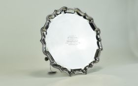 George V Sterling Silver Footed Tray, wi