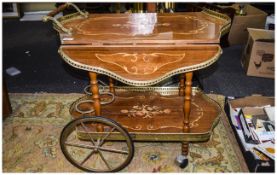 Hostess Trolley With floral decoration