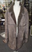 Gents Light Brown Sheepskin Three Quarte