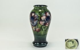 W. Moorcroft Signed Vase ' Clematis ' De