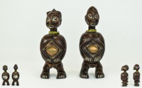 African Tribal Art Male And Female figur