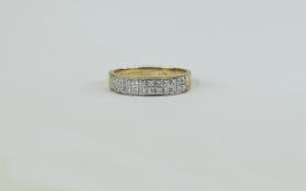 9ct Gold Diamond Eternity Ring set with