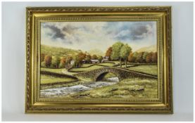 Keith H Fenwick F.R.S.A Framed Oil On Bo