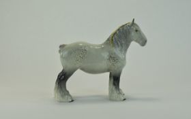 beswick Horse Figure ' Shire Mare ' Dapp