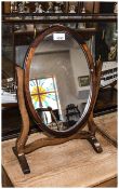 20thC Georgian Style Toilet Mirror. Heig