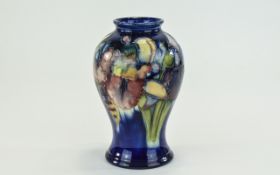 William Moorcroft Signed and Impressive Inverted and Globular Shaped Vase ' Orchids ' Pattern on
