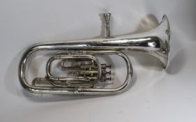 Boosey and Hawkes Silver Plated Tuba. c.1934. Serial Num 113574.