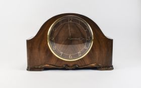 Smiths - Mahogany Cased ' Sectric ' Chiming Electric Mantel Clock.