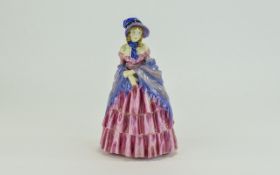 Royal Doulton - Early Figure ' The Victorian Lady ' HN728. Designer L. Harradine. Issued 1925 -