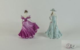 Royal Worcester Figures of The Year 1997. 1/ Serena CW325. Issued 1997 Only, Height 9 Inches, Mint