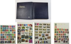 The Plymouth Stamp Album Containing A Varied Collection Of World Stamps,
