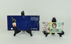 George Best Interest, Commemorative Five Pounds Banknote, 'Celebrating The Legend' Issued By