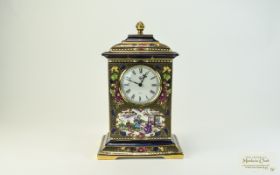 Masons Ltd Edition and Numbered Imperial Mandarin Clock. No 906 of 950 Pieces, Date 1994. Stands 9.