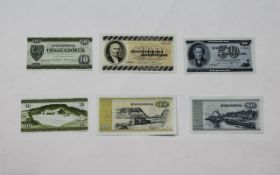 Faroe Islands Bank Notes ( 3 ) In Total. 1/ Faroese 100 Kronur Bank Note, Date April 12th 1949,