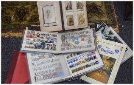 Good Mixed Lot Of Ephemera. Including Victorian photo album, old programmes, stamp collections etc.