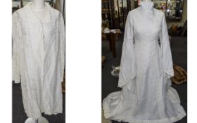 Vintage Wedding Dress & Lace Coat;