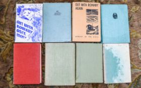 Collection Of Books, Early to Mid 20thC Mostly " Out With Romany " Hardbacks.