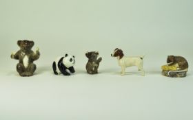 A Collection of Assorted Beswick Figures ( 5 ) Figures In Total.