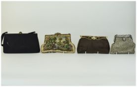 A Collection of 1920's Ladies Handbags / Purses. Please See Photo.