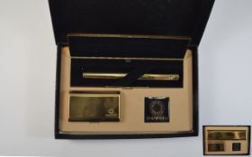 Sheaffer - Quality Imperial Brass Gold Plated Fountain Pen with 14ct Gold Nib,