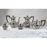 Walker & Hall 19th Century Excellent Quality and Impressive 5 Piece SIlver Plated Tea and Coffee