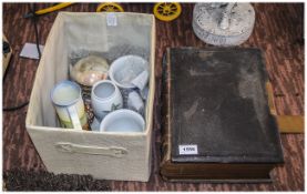 Small Collection of Collectables including, Jasperware, Cassells Illustrated Family Bible,