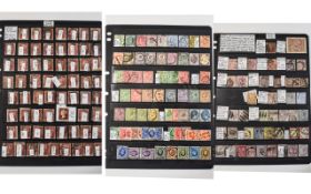 Stamps GB Collection Queen Victoria From 1841 Through To 1935 on 3 hagners includes 1 full page of