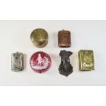 A Collection of Antique Small Boxes and Vesta Cases ( 6 ) Items In Total.