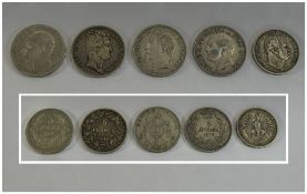 A Good Collection of European 19th Century Silver Coins.