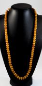 Butterscotch Amber String of Beads,