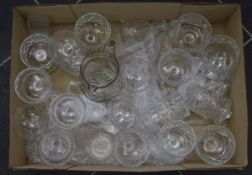 Box Of Assorted Glass