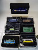 Atlas Ltd Edition 1.87 Small Scale Model Trams, Complete with Boxes and Brochures ( 7 ) In Total.