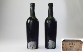 Dows - Bottle of Vintage Port 1960 ( 2 ) Bottles Offered In This Lot.