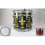 Military Interest Painted Snare Drum, The Manchester Regiment,