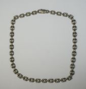 A Silver Necklace From The Eighteen Carat Collection. Fully Hallmarked and Boxed.