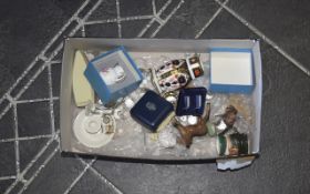 Mixed Lot Of Oddments And Collectables comprising Wedgwood, Swarovski, Crown Derby,