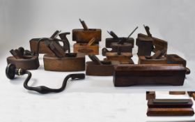 A Very Good Collection of Vintage Quality Woodworking Tools ( 17 ) Pieces In Total.