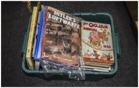 Collection Of Old Books Including military books, local history books, book entitled 'Our