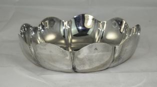 Irish Silver Co - Very Fine Scalloped Silver Bowl. Hallmark Dublin 1974.