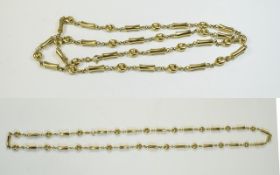 A Nice Quality 9ct Gold Fancy Chain of Good Length and Weight. Fully Hallmarked.