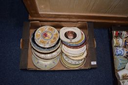 Box of Cabinet Plates.